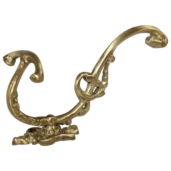 French Baroque Double Wall Hook - Picture 3 of 15